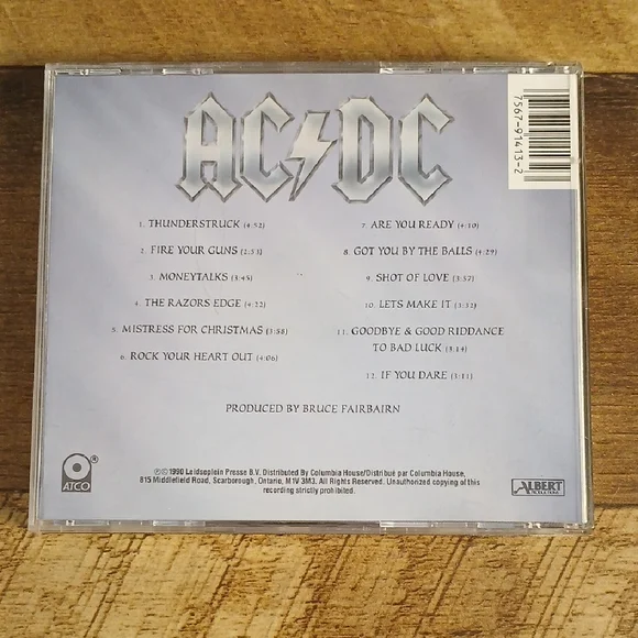 AC/DC The Razor's Edge CD - Picture 2 of 2